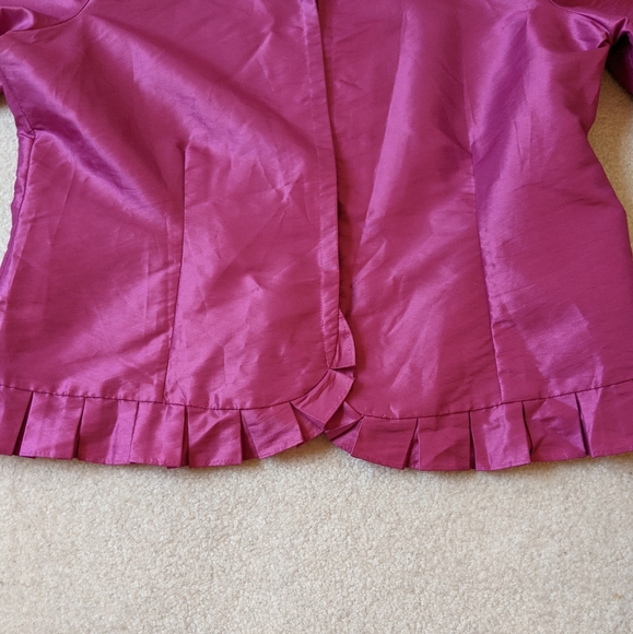 Oscar an Oscar de la Renta company fuchsia blouse size 16p - Picture 10 of 10